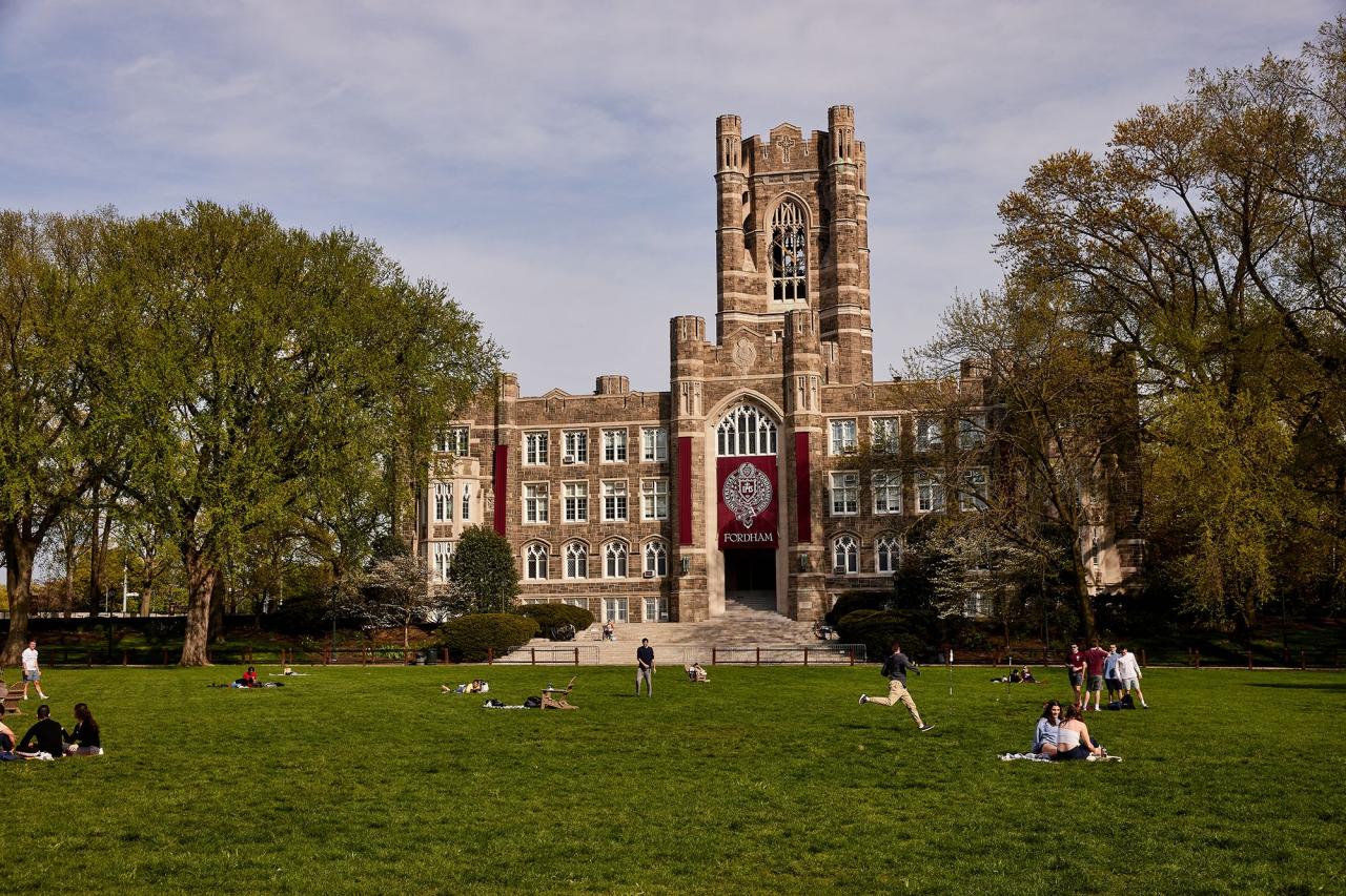 University of fordham ranking