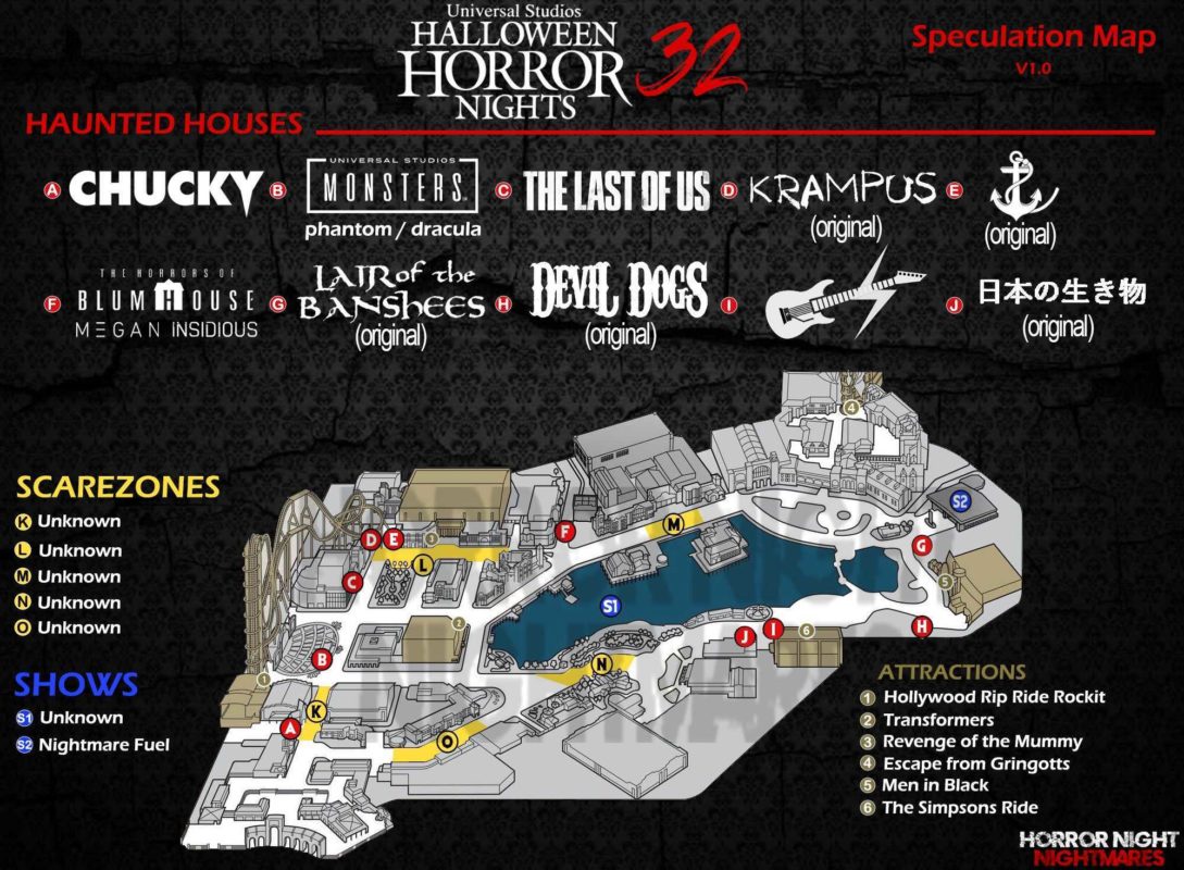 Universal studios california horror nights 2024